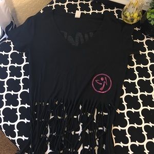 Zumba fringe top